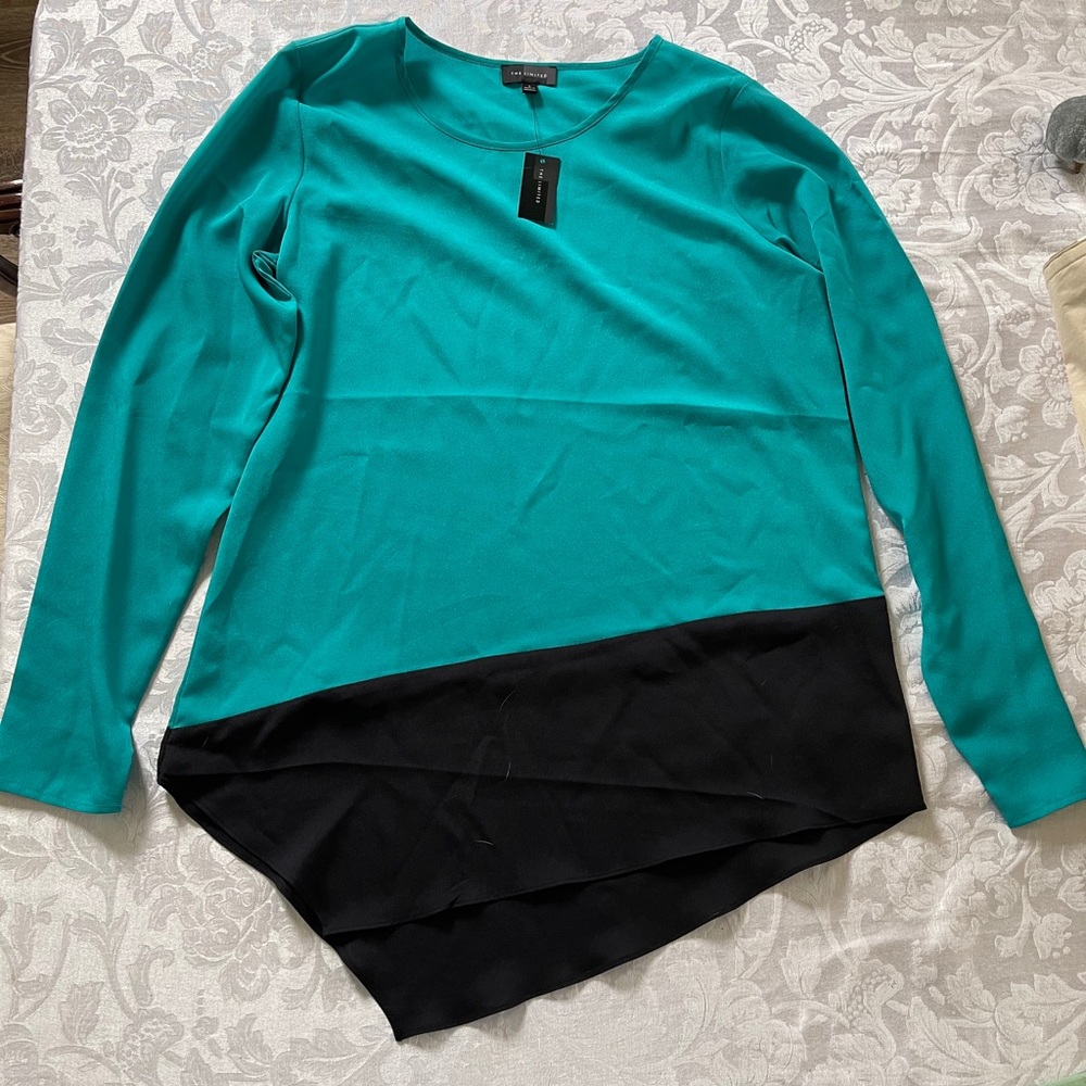 The Limited turquoise blouse size S